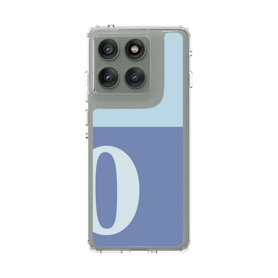 スリムプロテクションケース［ オリジナル - initial two tone - O blue ］