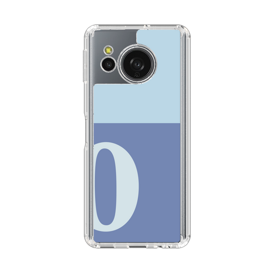 スリムプロテクションケース［ オリジナル - initial two tone - O blue ］