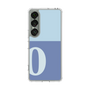 スリムプロテクションケース［ オリジナル - initial two tone - O blue ］