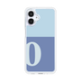 スリムプロテクションケース［ オリジナル - initial two tone - O blue ］