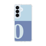 スリムプロテクションケース［ オリジナル - initial two tone - O blue ］