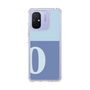 スリムプロテクションケース［ オリジナル - initial two tone - O blue ］