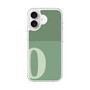 スリムプロテクションケース［ オリジナル - initial two tone - O green ］