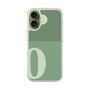 スリムプロテクションケース［ オリジナル - initial two tone - O green ］