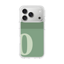 スリムプロテクションケース［ オリジナル - initial two tone - O green ］