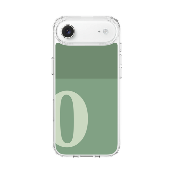 スリムプロテクションケース［ オリジナル - initial two tone - O green ］