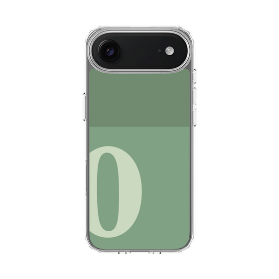 スリムプロテクションケース［ オリジナル - initial two tone - O green ］