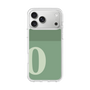 スリムプロテクションケース［ オリジナル - initial two tone - O green ］