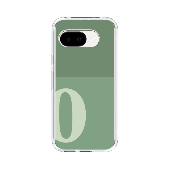 スリムプロテクションケース［ オリジナル - initial two tone - O green ］