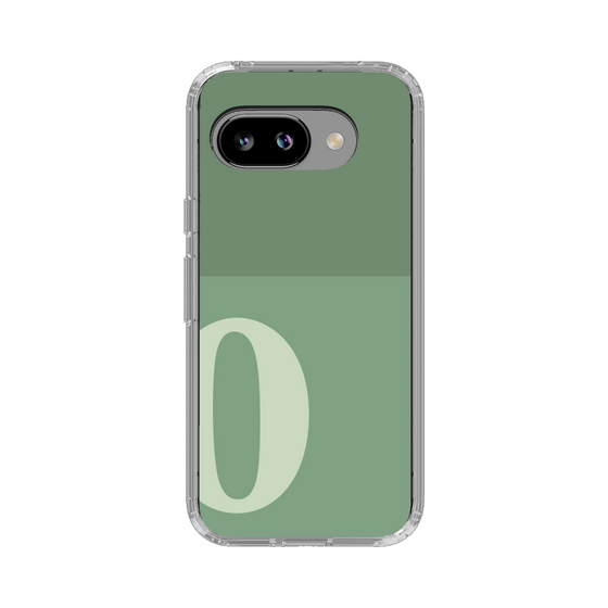 スリムプロテクションケース［ オリジナル - initial two tone - O green ］