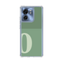 スリムプロテクションケース［ オリジナル - initial two tone - O green ］