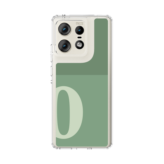 スリムプロテクションケース［ オリジナル - initial two tone - O green ］