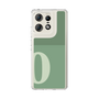 スリムプロテクションケース［ オリジナル - initial two tone - O green ］