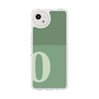 スリムプロテクションケース［ オリジナル - initial two tone - O green ］