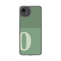 スリムプロテクションケース［ オリジナル - initial two tone - O green ］
