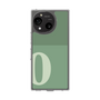 スリムプロテクションケース［ オリジナル - initial two tone - O green ］