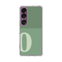 スリムプロテクションケース［ オリジナル - initial two tone - O green ］