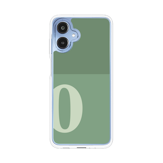 スリムプロテクションケース［ オリジナル - initial two tone - O green ］