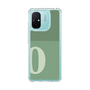 スリムプロテクションケース［ オリジナル - initial two tone - O green ］