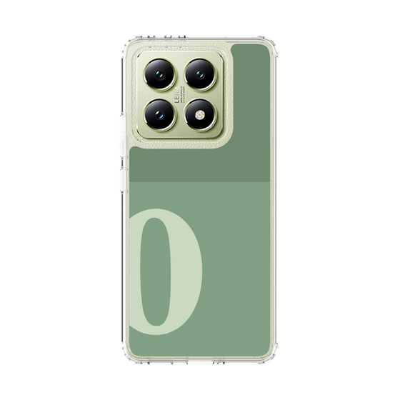 スリムプロテクションケース［ オリジナル - initial two tone - O green ］