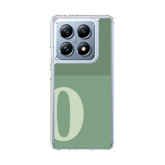 スリムプロテクションケース［ オリジナル - initial two tone - O green ］