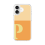 スリムプロテクションケース［ オリジナル - initial two tone - P orange ］