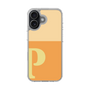 スリムプロテクションケース［ オリジナル - initial two tone - P orange ］