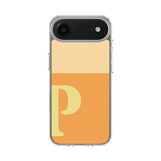 スリムプロテクションケース［ オリジナル - initial two tone - P orange ］