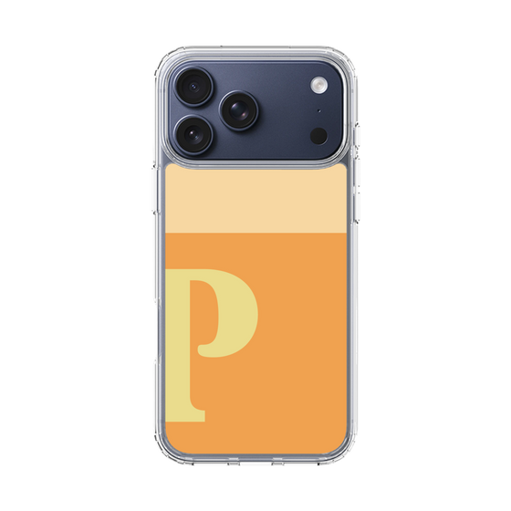 スリムプロテクションケース［ オリジナル - initial two tone - P orange ］