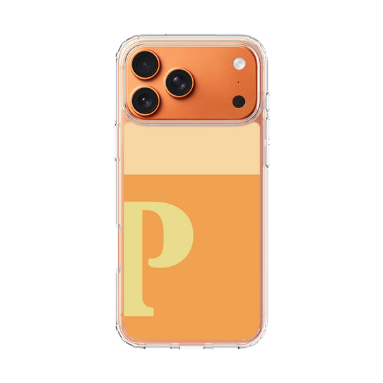 スリムプロテクションケース［ オリジナル - initial two tone - P orange ］