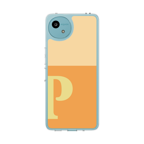 スリムプロテクションケース［ オリジナル - initial two tone - P orange ］