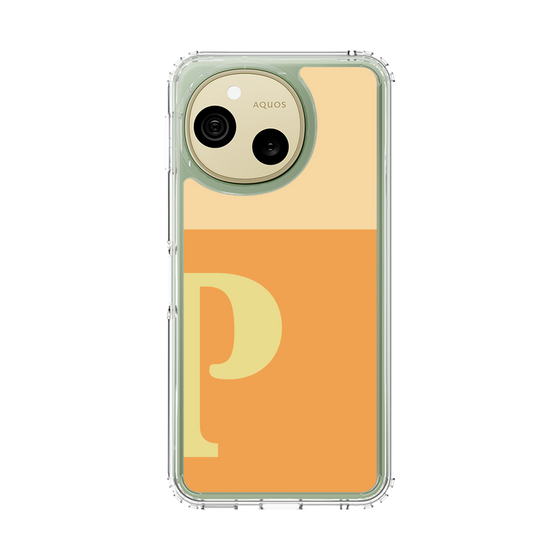 スリムプロテクションケース［ オリジナル - initial two tone - P orange ］