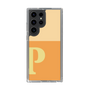 スリムプロテクションケース［ オリジナル - initial two tone - P orange ］