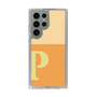 スリムプロテクションケース［ オリジナル - initial two tone - P orange ］