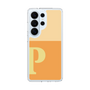 スリムプロテクションケース［ オリジナル - initial two tone - P orange ］