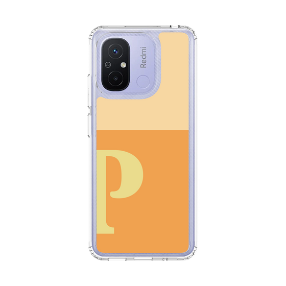スリムプロテクションケース［ オリジナル - initial two tone - P orange ］