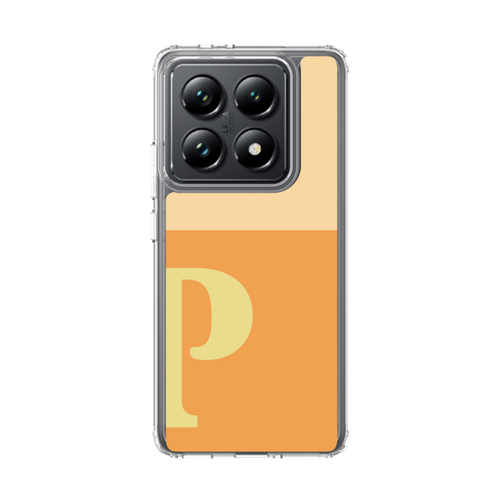 スリムプロテクションケース［ オリジナル - initial two tone - P orange ］