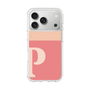 スリムプロテクションケース［ オリジナル - initial two tone - P pink ］
