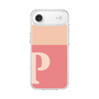 スリムプロテクションケース［ オリジナル - initial two tone - P pink ］