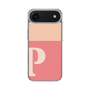 スリムプロテクションケース［ オリジナル - initial two tone - P pink ］