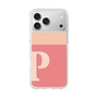 スリムプロテクションケース［ オリジナル - initial two tone - P pink ］