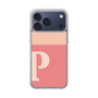 スリムプロテクションケース［ オリジナル - initial two tone - P pink ］