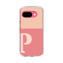 スリムプロテクションケース［ オリジナル - initial two tone - P pink ］