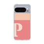 スリムプロテクションケース［ オリジナル - initial two tone - P pink ］