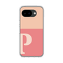 スリムプロテクションケース［ オリジナル - initial two tone - P pink ］