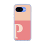 スリムプロテクションケース［ オリジナル - initial two tone - P pink ］