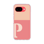 スリムプロテクションケース［ オリジナル - initial two tone - P pink ］