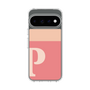 スリムプロテクションケース［ オリジナル - initial two tone - P pink ］