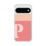 スリムプロテクションケース［ オリジナル - initial two tone - P pink ］