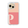 スリムプロテクションケース［ オリジナル - initial two tone - P pink ］